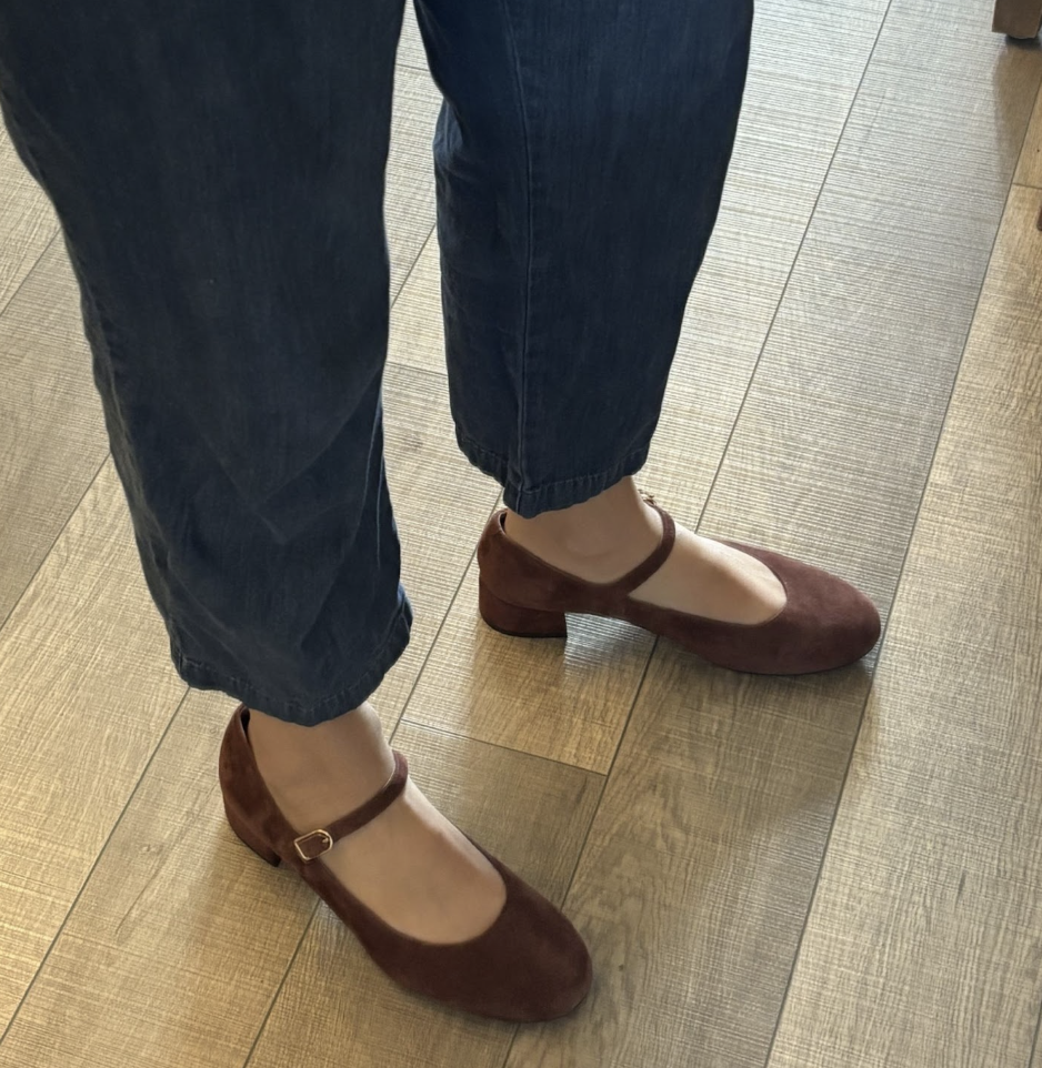  Wearing the Geox Floretia Mary Jane Ballet Flats.